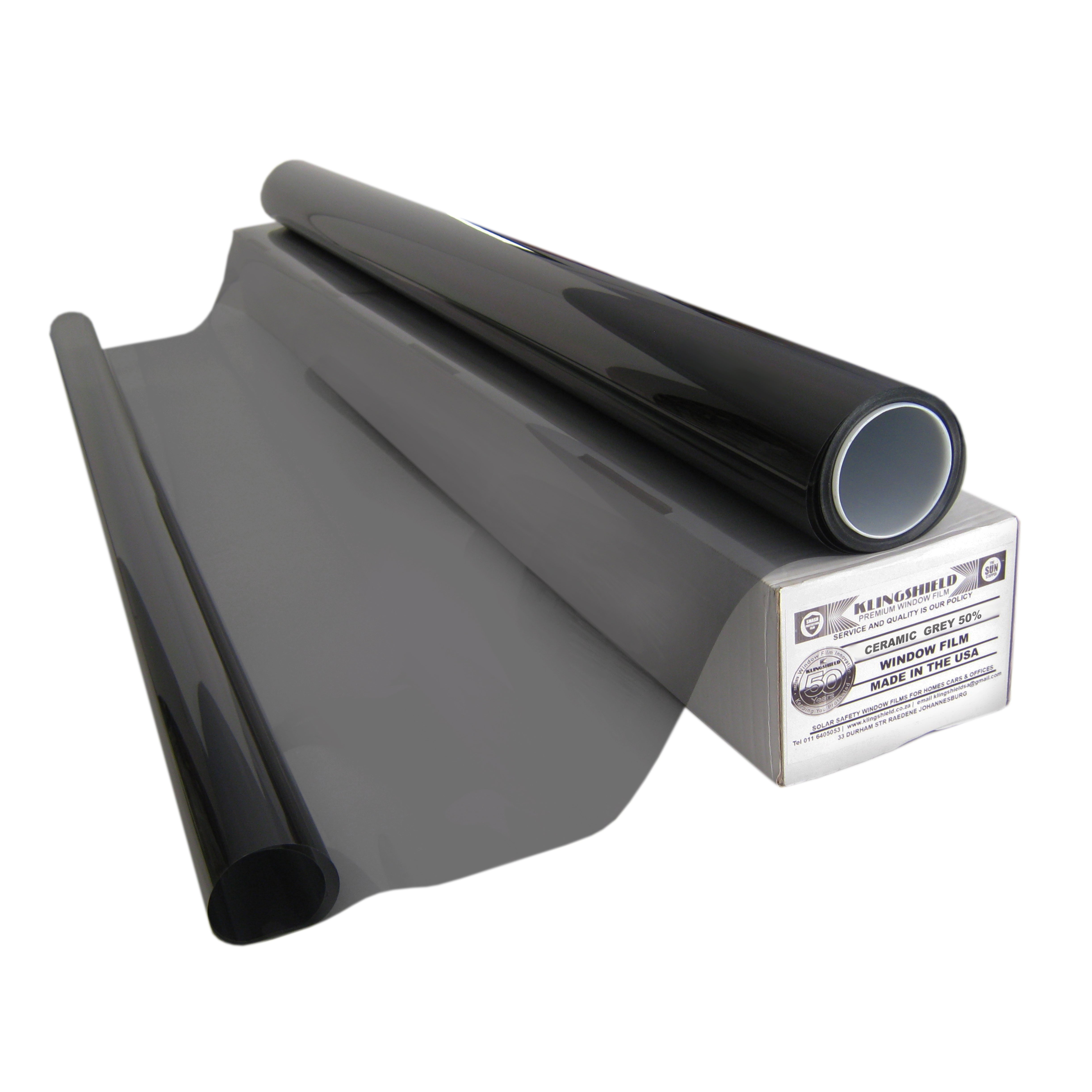 Klingshield Ceramic Grey 50% Window Film - 1.5m x 15m