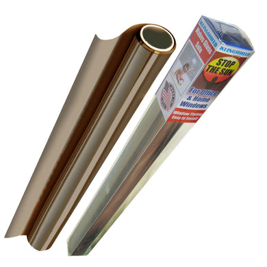 Klingshield Bronze 20% Mirror Reflective Window Film - 75cm x 200cm