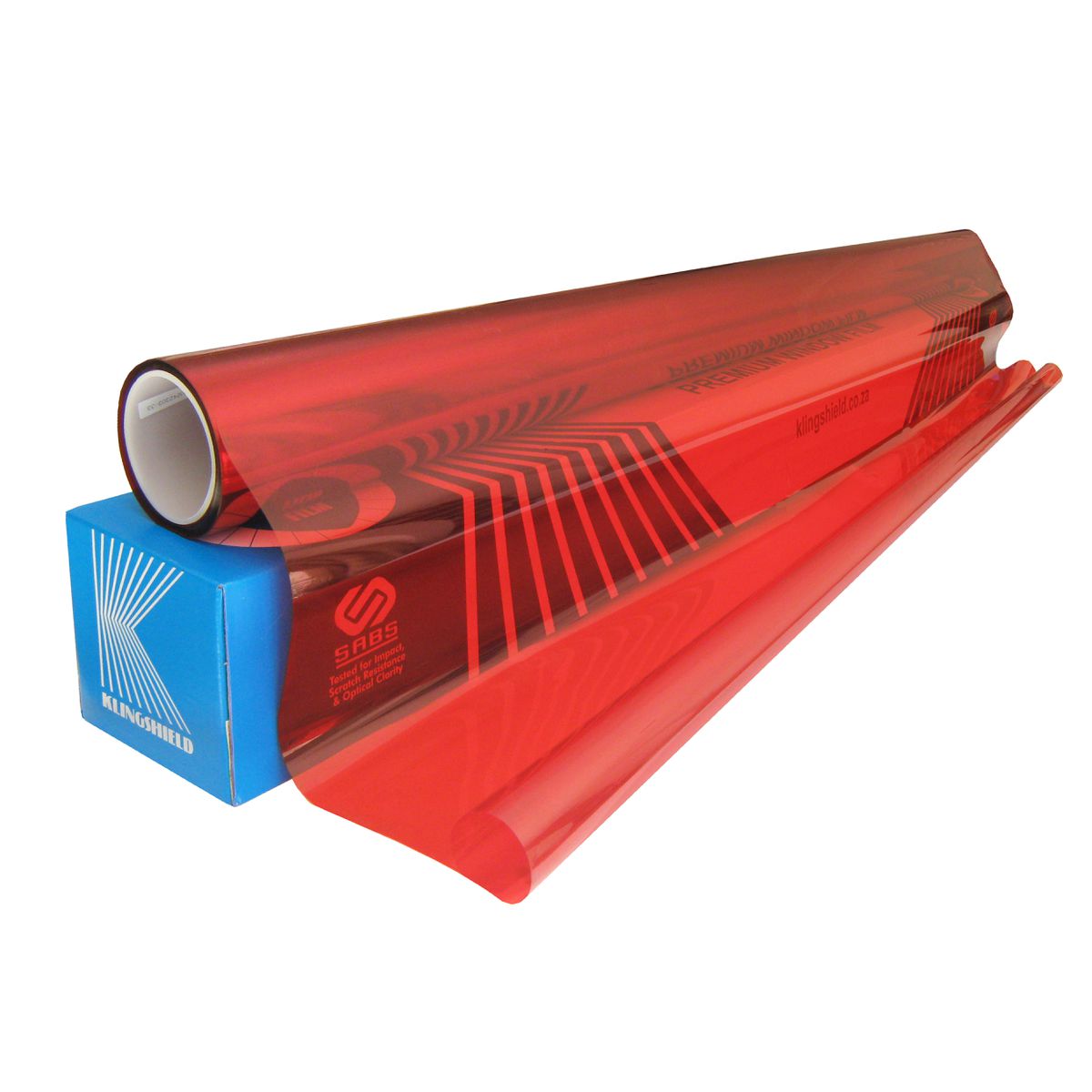 Klingshield Coloured Window Film (Red) - 150cm x 200cm