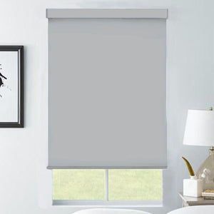 Klingshield Block Out Roller Blind with Valance - 1.6m (W) x 2.2m (L) - Cloud