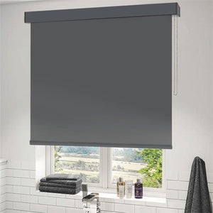 Klingshield Block Out Roller Blind with Valance - 1m (W) x 1m (L) - Cloud